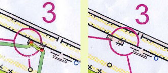 Piège à la balise 3 carte orientation des Tuileries