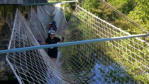 Parcours dans un filet pour Raid Runners