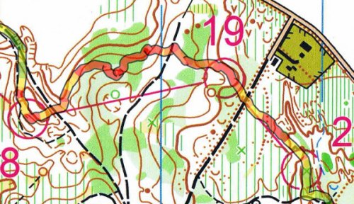 Trace CO Dourdan balise 18-20