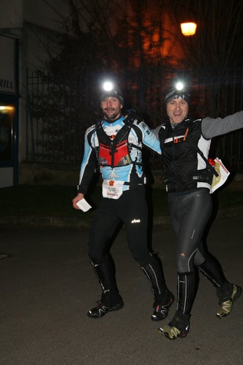 Raid Orient'Oise, Guillaume Orsal et Jérôme Validire lors de la CO nocturne